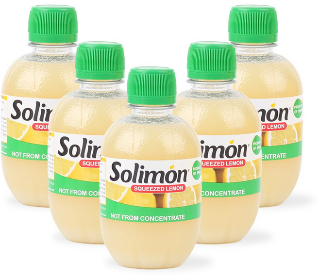 솔리몬 스퀴즈드 레몬즙, 280ml, 5개