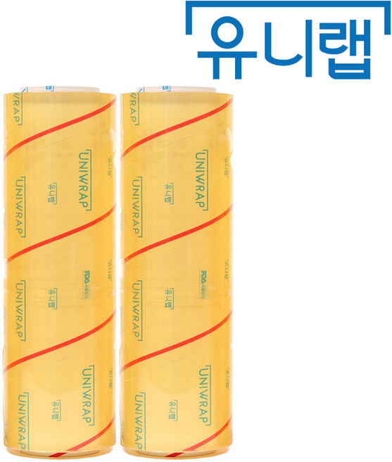 테이팩스 유니랩 대용량 영업용랩 업소용랩 40cm 500M X 2개