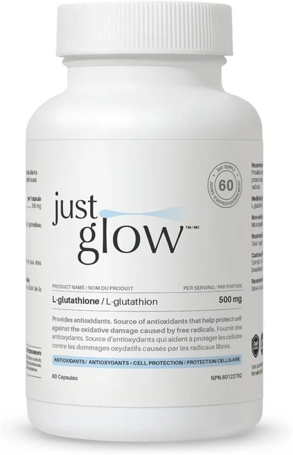 저스트글로우 글루타치온 500mg 60정 캐나다산 Just Glow, 1 - 쿠팡