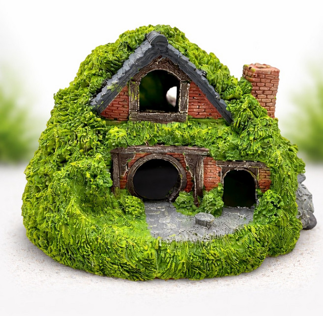 데이루프 호빗하우스 어항장식, 1개