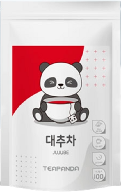 티판다 국산 100% 대추차 생분해 삼각티백, 1개, 10개입, 1g