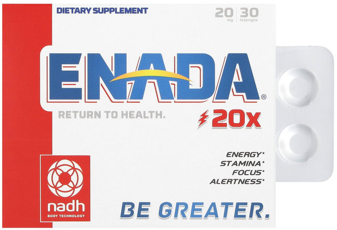 에나다 20x 20mg 사탕 정제 30개, 1개, 30정
