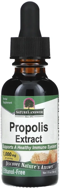 Nature's Answer 프로폴리스 추출물 알코올 무함유 1000mg 30ml(1fl oz), NaturesAnswer프로폴리스추출물알코올무함유100, 1개, 30ml - 쿠팡