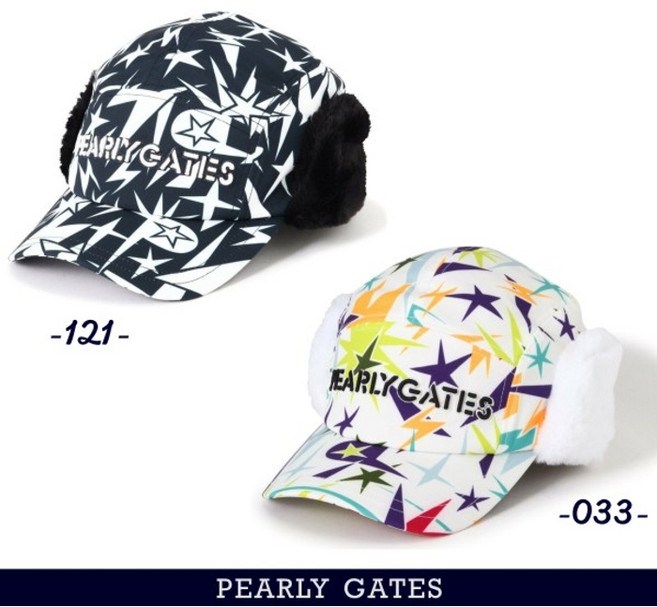 파리게이츠 여성 골프 모자 겨울 방한 캡 2024 모델 이어 워머 귀달이, 화이트(033)