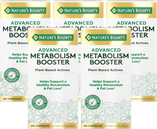 네이처스바운티 Advanced Metabolism Booster, 5개, 60정 - 쿠팡