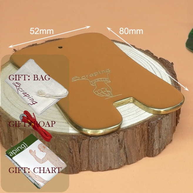 하트괄사 유기괄사 Tontin 구리 Guasha 마사지 도구 긁어 내기 얼굴 목 gua sha 스크레이퍼 보드 페인트 주름 제거 페이셜, 1pcs U shape, 08 1pcs U shape