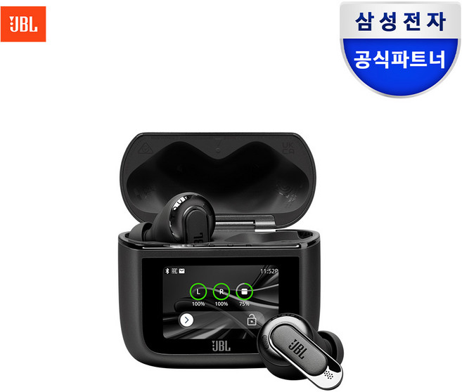 삼성공식파트너 JBL TOUR PRO3 노이즈캔슬링 블루투스 이어폰, 블랙