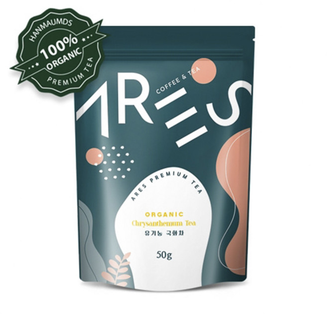 아레스 유기농 국화차(잎차), 50g, 1개입, 15개