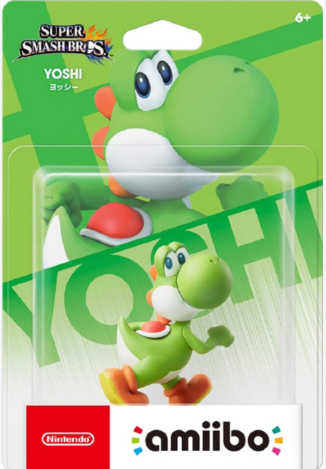 [닌텐도국내정품] 닌텐도 아미보 amiibo 슈퍼 마리오 요시 아미보 (스매시 대난투), 1개