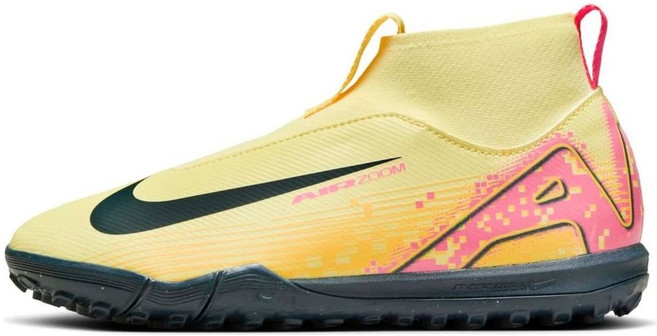 나이키 주니어 끈없는 발목 풋살화 줌 머큐리얼 아카데미 TF 오렌지