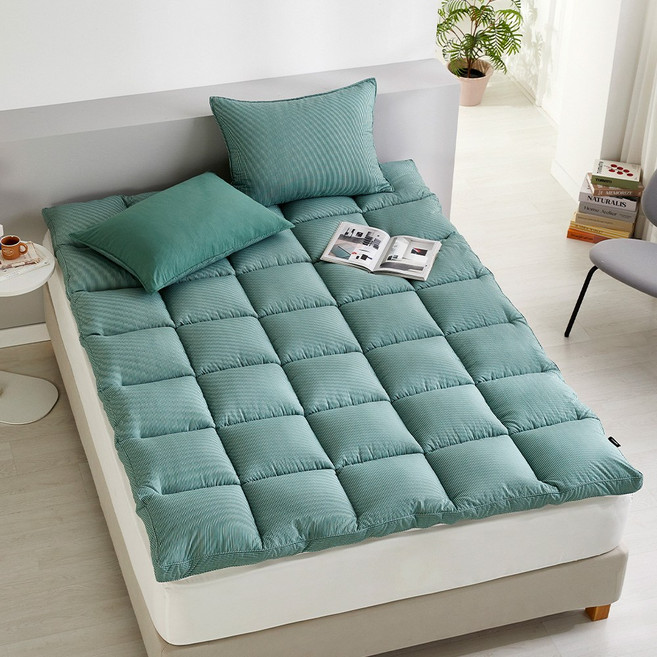 [모던하우스 인천점] 푹신한 소프트워싱 토퍼 Q 로프그린 -[CV2225128]