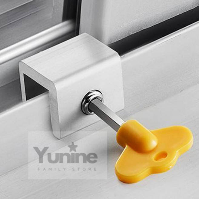 창문스토퍼 윈도우락 안전잠금장치 도어락, 1개