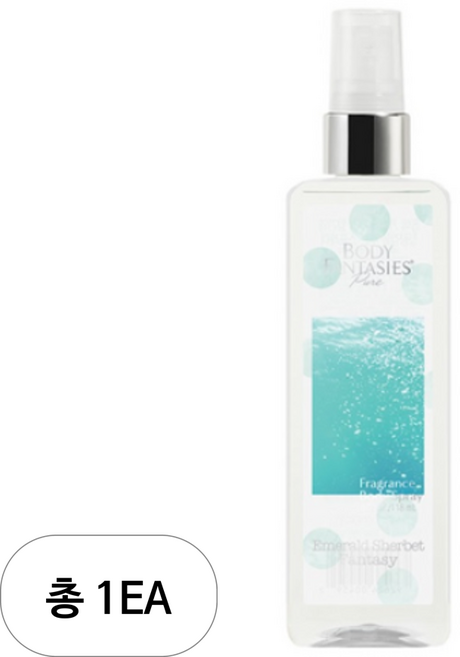 바디판타지 퓨어 바디미스트 에메랄드 셔벗 판타지, 118ml, 1개