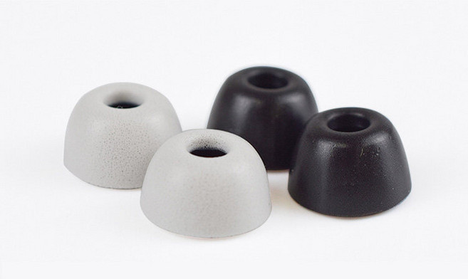 3쌍 삼성 갤럭시 버즈 2 프로용 메모리 폼 팁 Galaxy Buds 2 Pro 와 호환되는 부드러운 편안한 교체 이어버드 이어패드 충전 케이스에 장착, 검은(LLL), 1개