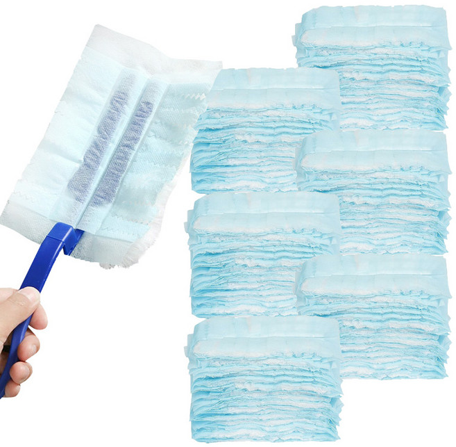 리빙만렙 퀵더스터 먼지떨이 숏핸들+리필 30개 먼지털이 코스트코 스위퍼 더스터 호환 정전기 청소포, 퀵더스터먼지떨이 숏핸들1개+리필60개 ALS556, 1개