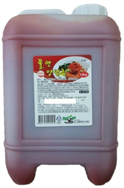 뉴그린푸드 쫄면양념장 10kg 대용량소스 쫄면장 쫄면비빔장 비빔국수 쫄면양념, 1개
