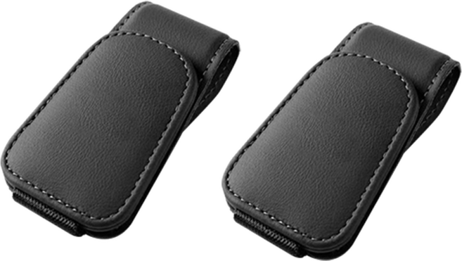 미르엘 차량용 썬글라스클립 간편한 안경 거치대 1+1, 1세트, 블랙,블랙