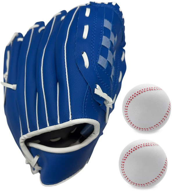 투센 야구글러브 우투 소프트볼, 블루 공2개입, 1개