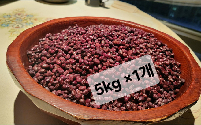 팥마당 25년 삶은팥 5kg, 1개
