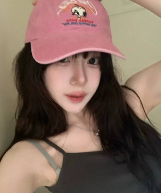 매장정품 브이투 VTWO 머스태쉬 스누피 스톤 워시드 볼캡 (PINK) 5009371452 176954