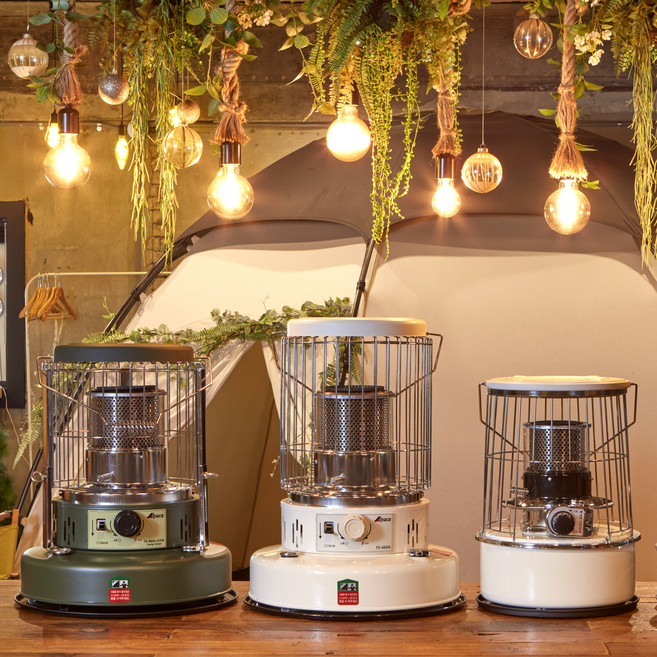 알파카 캠핑 기름 난로 등유 심지 석유 히터, 460, 가방포함, 카키