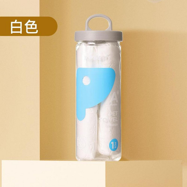 KIMPETS 寵物洗澡吸水毛巾, 白色, 1個