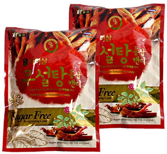 아이삼 무설탕 홍삼 캔디400gx2개, 2개, 400g