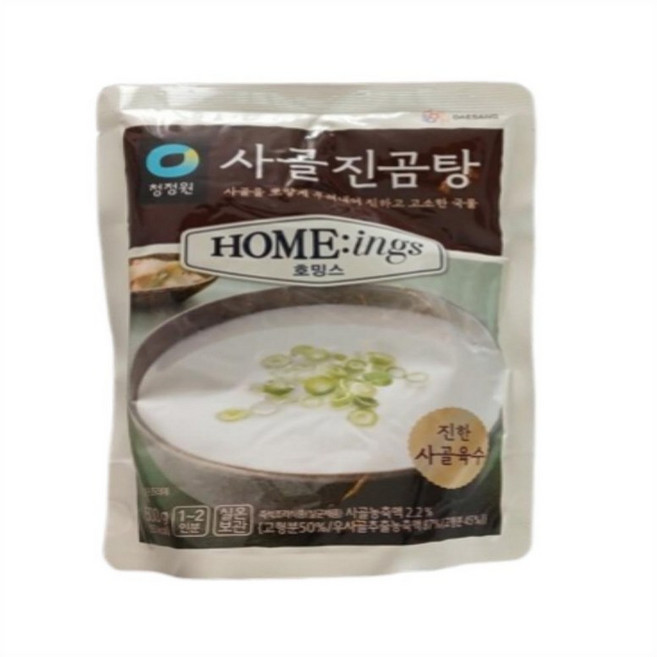 대상 청정원 호밍스 사골진곰탕, 500g, 32개