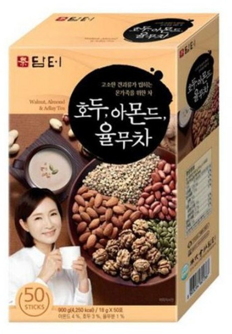 호두아몬드율무차 18gx50T 담터, 없음