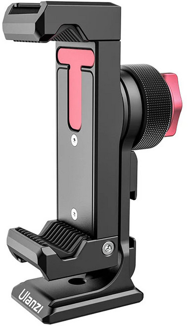 울란지 ST-27 풀메탈 스마트폰 거치대 360도 회전 UZ-2476, 1개