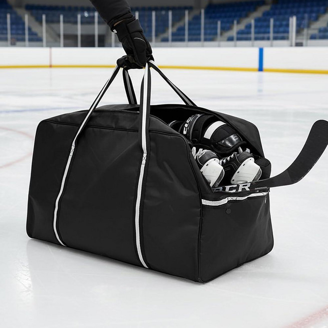 Asdmm 튼튼한 아이스하키 더플 백 - 스케이트 헬멧 및 가드용 방수 115L 장비 휴대용 가방 PVC 타폴린 80 x 38.1 38.1cm(31.5 15 15인치) 1, Asdmm 튼튼한 아이스하키 더플 백 - 스케이트, 헬