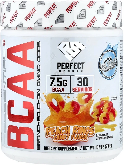 PERFECT Sports BCAA Hyper Clear Peach Rings Candy 10.9 oz 310 g, 310g, 1개 - 쿠팡