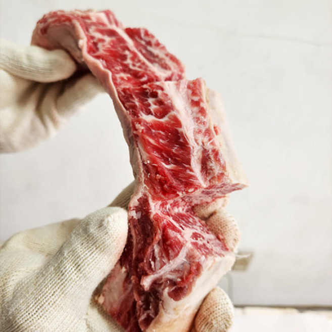 우대갈비 한우 1++ 9등급 거세 (여행 캠핑용), 1개, 1kg