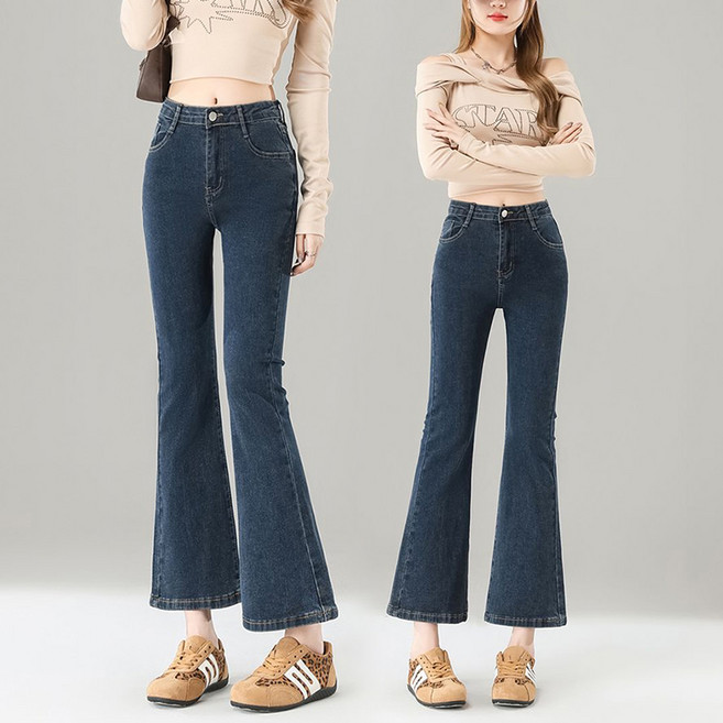 8부 9부 키작녀 세미부츠컷청바지 나팔바지 토보샵