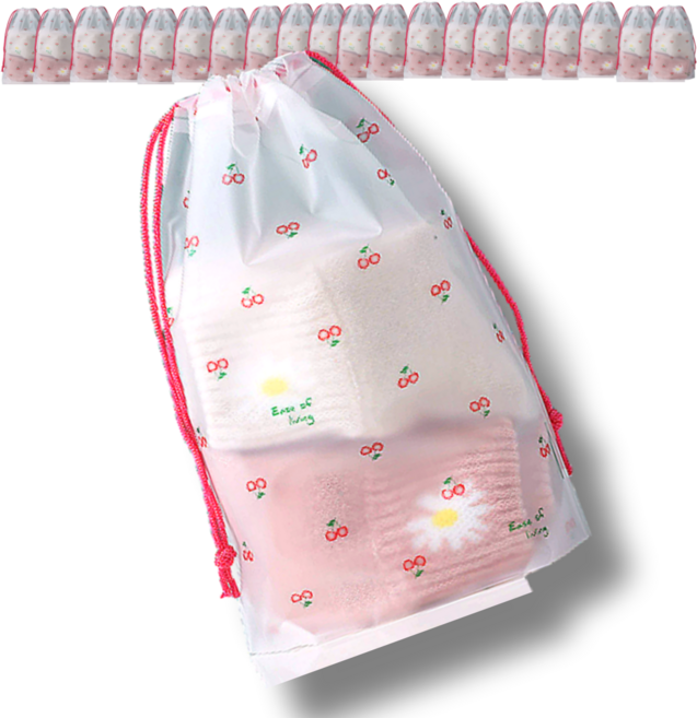 아티 구디백 선물 포장봉투 포장 봉투, 체리, 20개