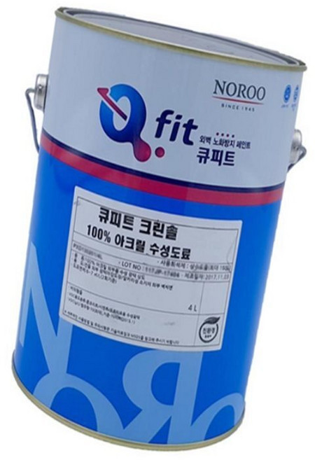 서락 큐피트 크린솔 외부용 수성 무광 18L 주황색 4종 무광페인트, 주황9013