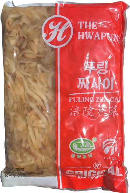 화풍 업소용 대용량 푸링 짜사이, 1kg, 1개