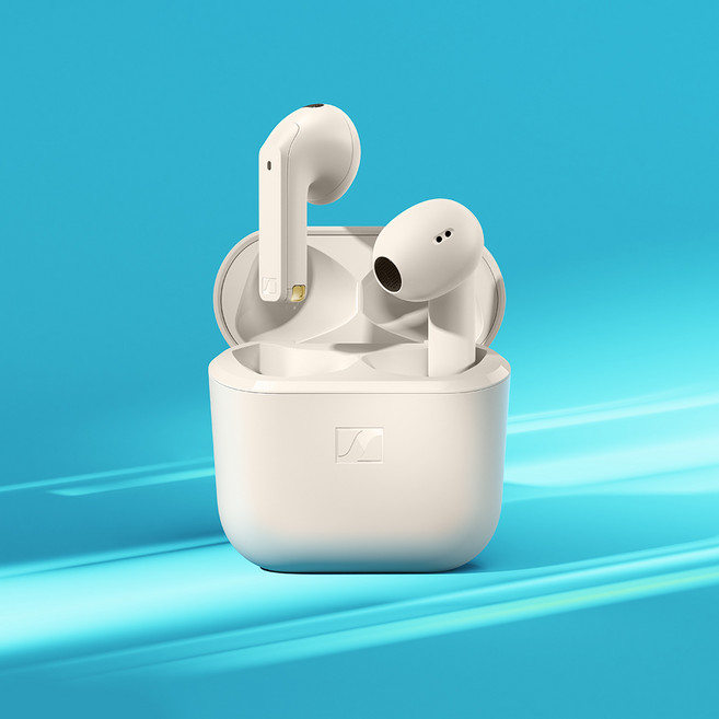 젠하이저 OTW1 엑센텀 Open 블루투스 무선 이어폰 화이트