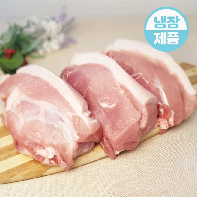 [오늘출고] 한돈 돼지고기 뒷다리살 보쌈용 수육용 1kg 우시산한돈 냉장 더예쁜한우, 1개 - 쿠팡