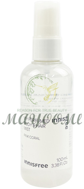 이니스프리 마이 퍼퓸드 바디 앤 헤어 미스트 100ml - 핑크코랄, 1개