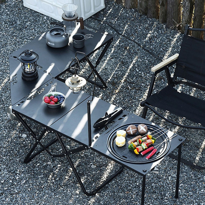 서준 캠핑 igt 미니 테이블 접이식 바베큐 그릴, 풀세트