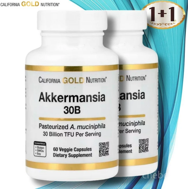 CGN 아커만시아 뮤시니필라 30B 60캡슐 2병 - 쿠팡