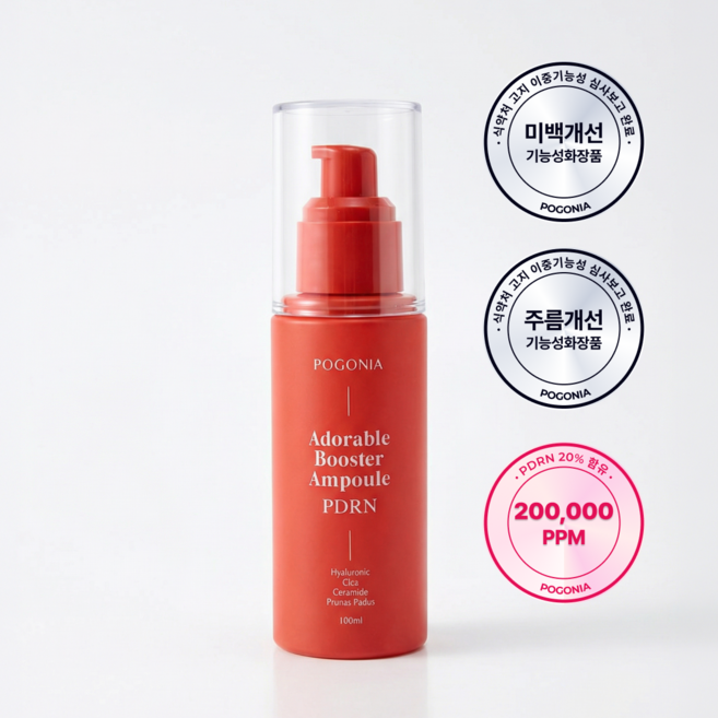 8위 - 포고니아 PDRN 200 000ppm EGF 부스터 탄력 속건조 앰플, 1개, 100ml
