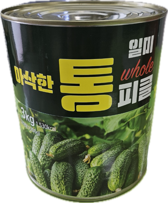 일미 아삭한 오이피클 통피클, 3kg, 3개