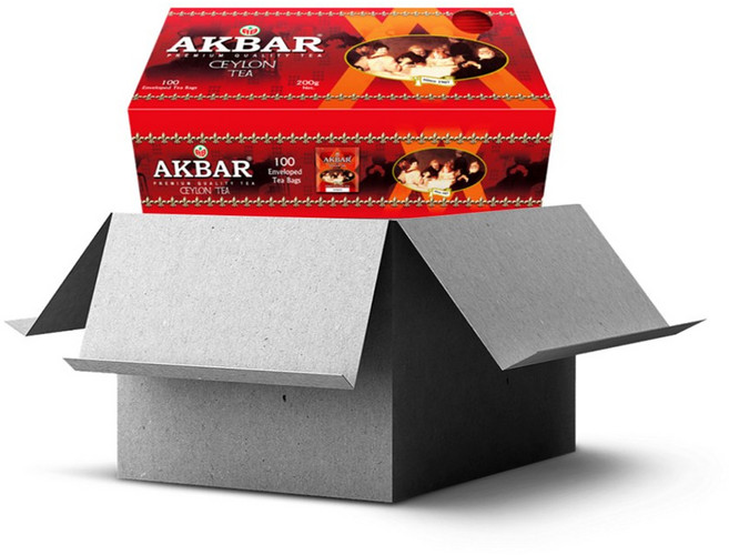 아크바 실론 홍차 100티백(2gx100개입) 12곽(1박스), 2g, 100개입, 12개