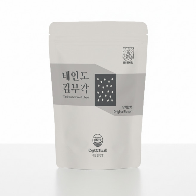 태인도 수제 찹쌀김부각, 5개, 65g