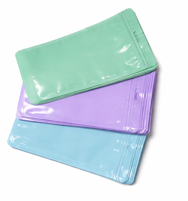 감성채움 파스텔 3컬러 3사이즈 미니 지퍼백 세트 30매 (컬러별 10매 x 3컬러), 30개, 파스텔그린블루퍼플3컬러 중형