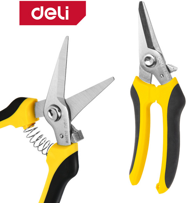 델리툴즈 다목적 가위 전선 전공 산업용 전지 조경, 다목적가위_8인치 (DL2908), 1개