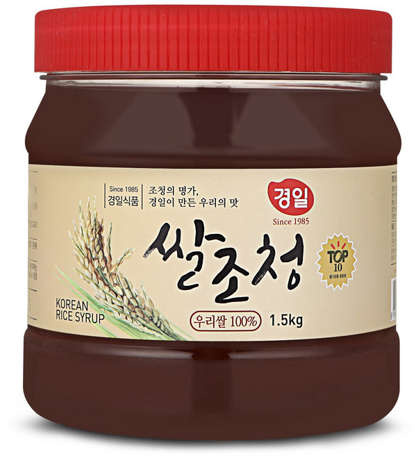 우리쌀조청국산 1.5kg 경일식품 강정 유과 정과, 1개