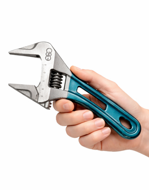 이에스씨 에고 경량 컬러 파랑 몽키 156mm BS42 좁은 공간 최적 작업, 1개